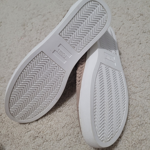 Toms Tan Sneakers Suede Low-Top Casual Size 6.5 - Picture 8 of 8